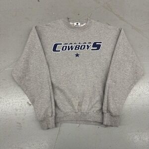 Dallas Cowboys Sweatshirt Mens Large Gray NFL Football Cowboys Authentic Apparel